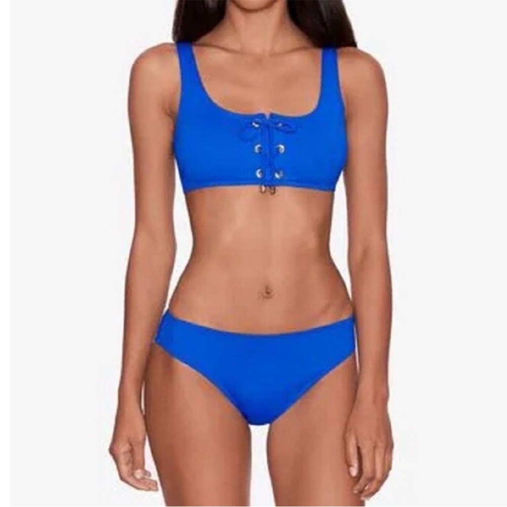 Lauren Ralph Lauren royal blue bikini swim top - Picture 6 of 6